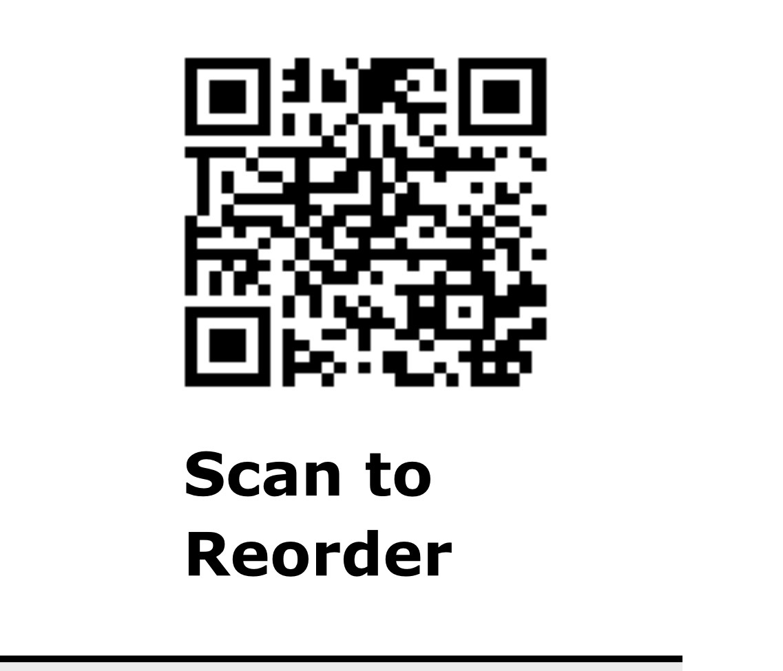 eVitalRx QR code to reorder medicines